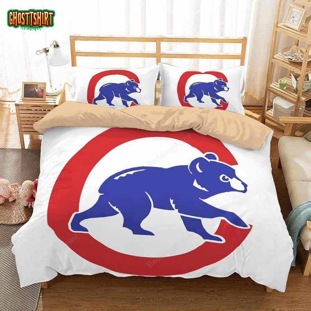 3D Chicago Cubs Duvet Cover Bedding Set