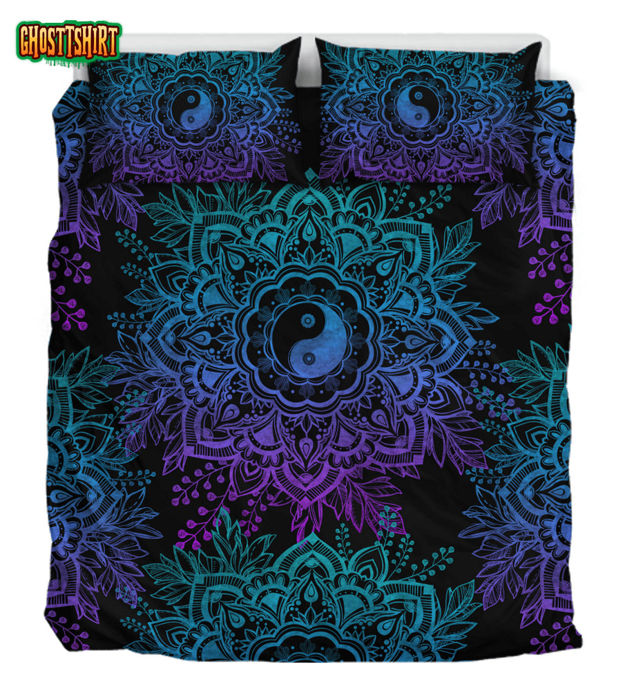 3D Custom Yin Yang Mandala Bedding Set