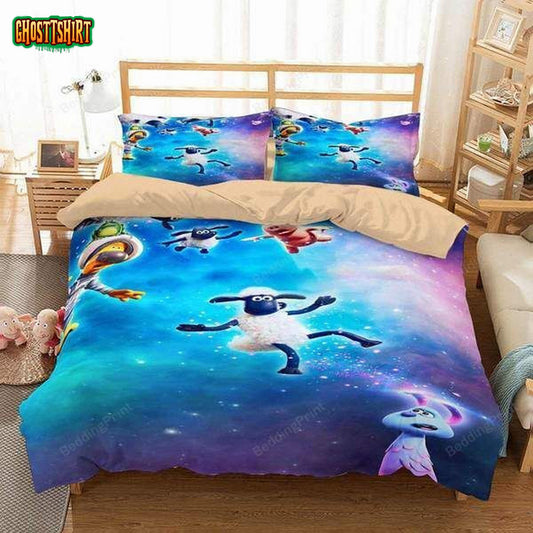 3D Customize A Shaun The Sheep Bedding Set
