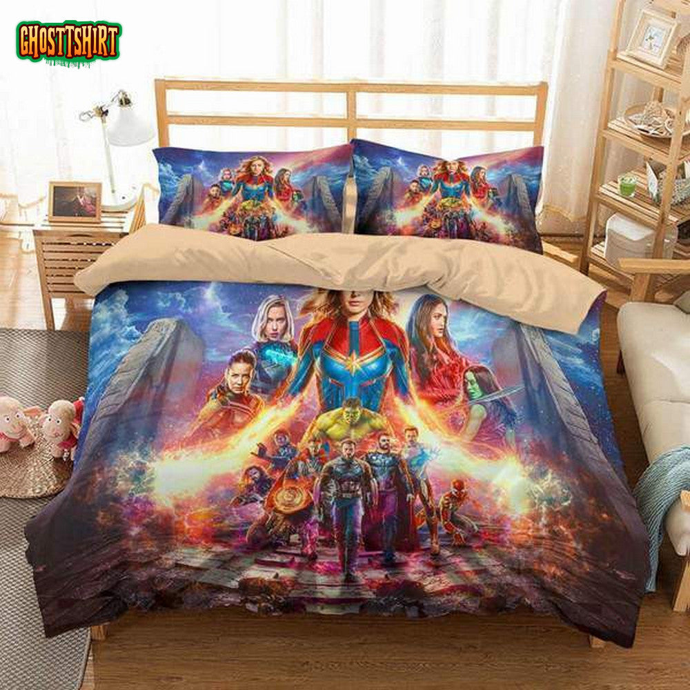 3D Customize Avengers Endgame 3D Customized Duvet Cover Bedding Set