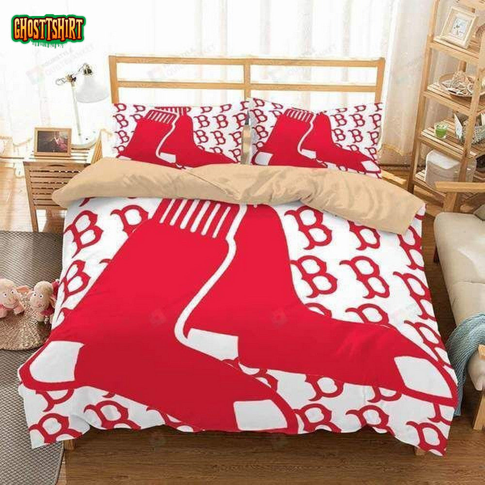 3D Customize Boston Red Sox Bedding Set