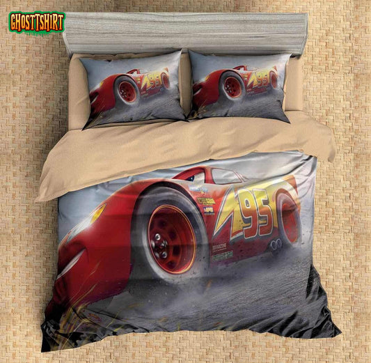 3D Customize Cars 3 Bedding Set