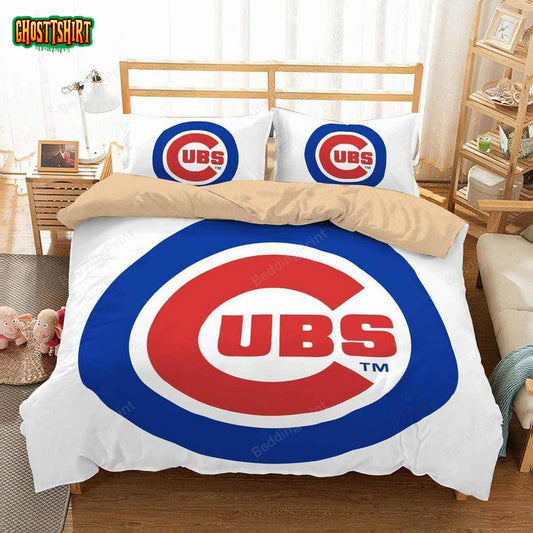 3D Customize Chicago Cubs Custom Bedding Set