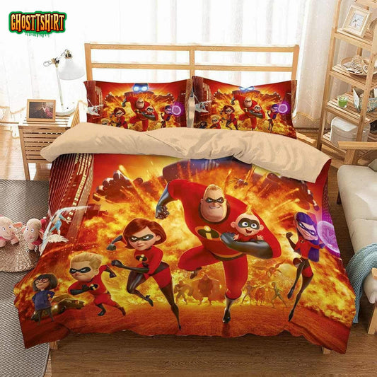 3D Customize Incredibles Bedding Set
