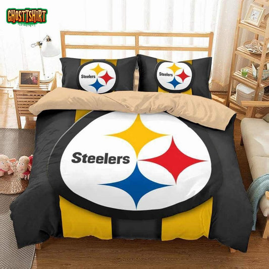 3D Customize Pittsburgh Steelers Customized Duvet Cover Bedding Set