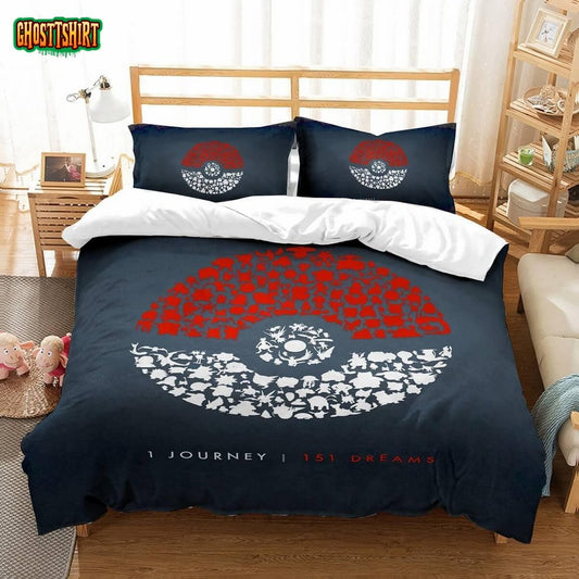 3D Customize Pokemon Bedding Set