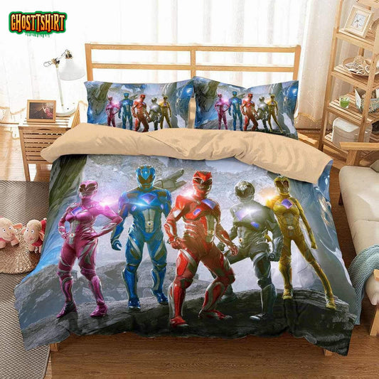 3D Customize Power Rangers Bedding Set