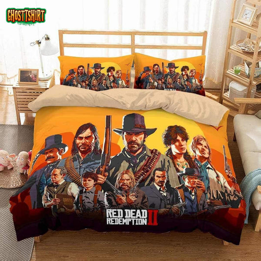 3D Customize Red Dead Redemption 2 Bedding Set