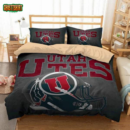 3D Customize Utah Utes Bedding Set