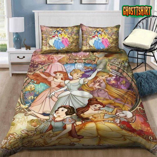 3D Disney Princess Bedding Set