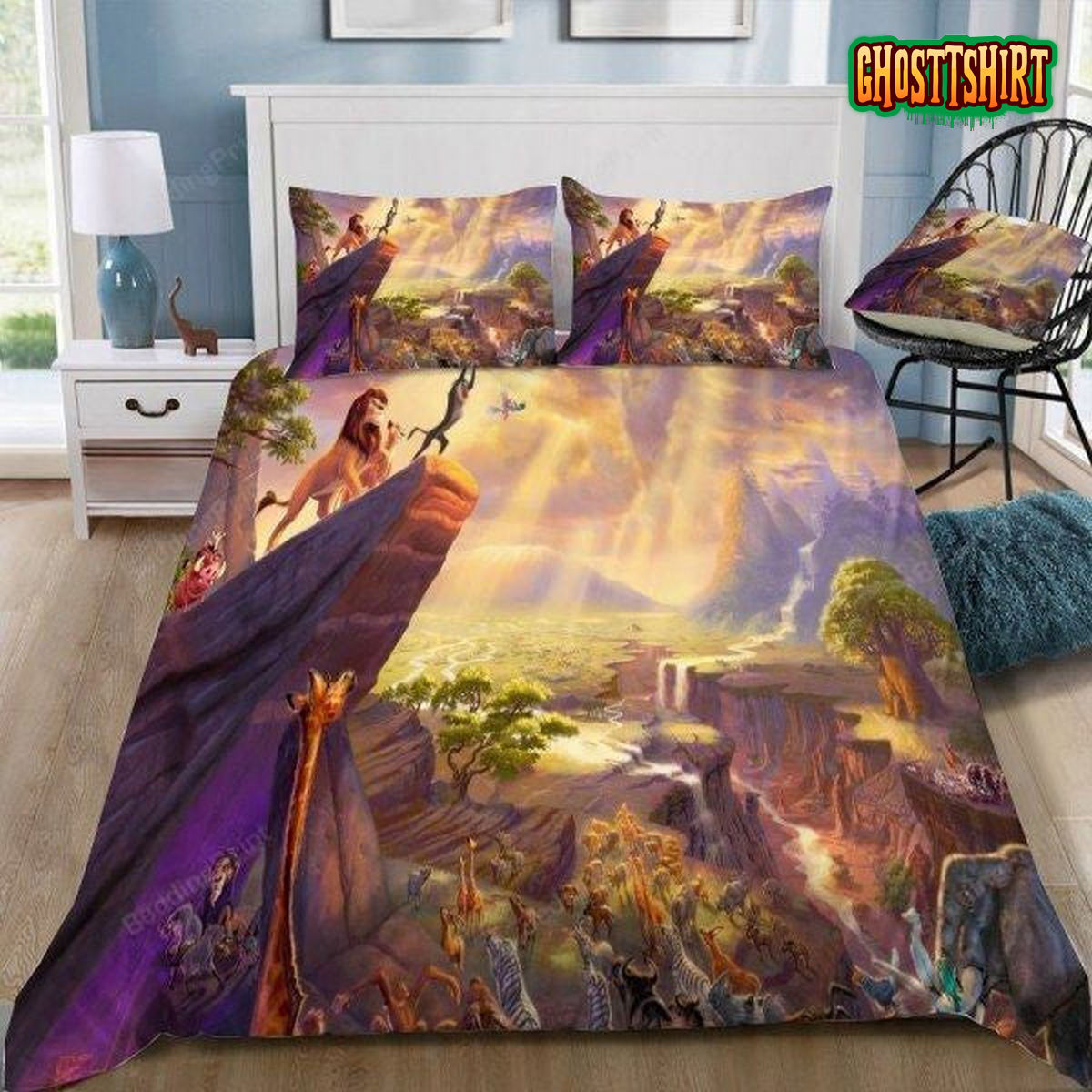 3D Disney The Lion King Poster Bedding Set