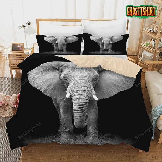 3D Elephant Bedding Duvet Cover Sets Design Elephant
