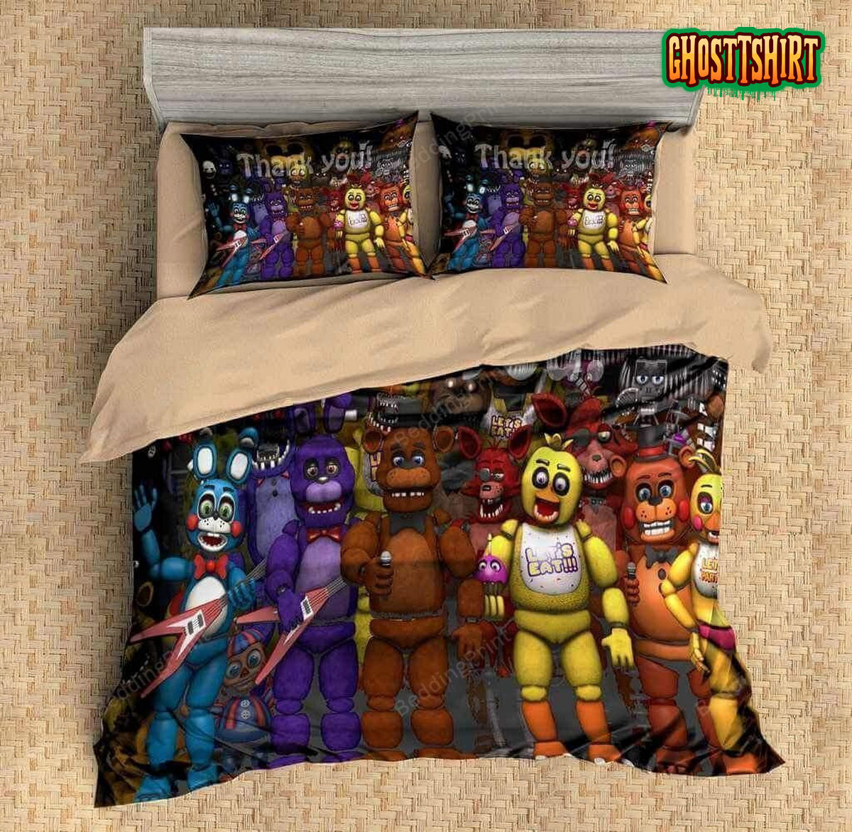 3D Fish Aquarium Print Bed Sheets Duvet Cover Bedding Set