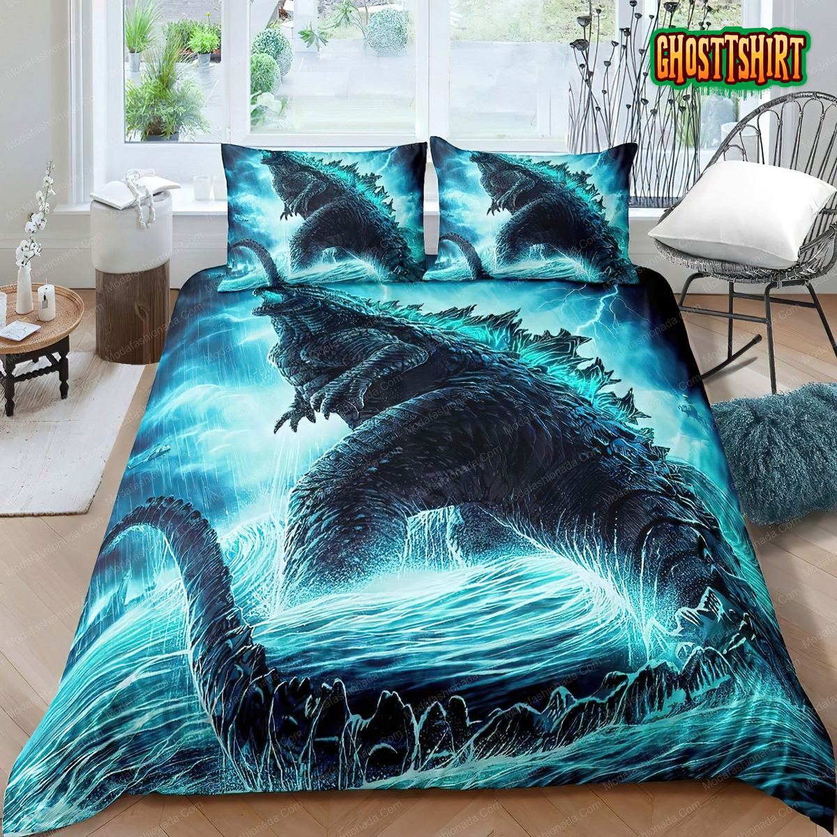3D Godzilla King Of The Monsters Bedding Set
