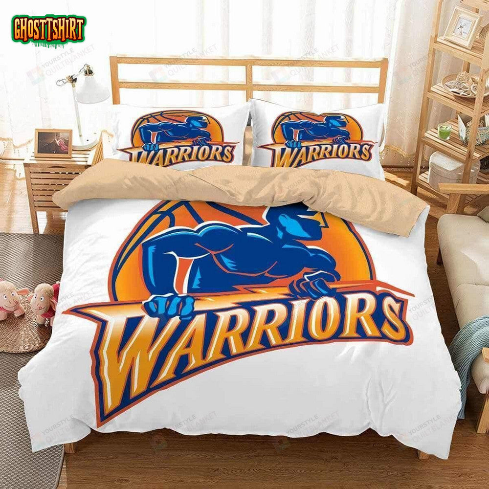 3D Golden State Warriors Duvet Cover Bedding Set