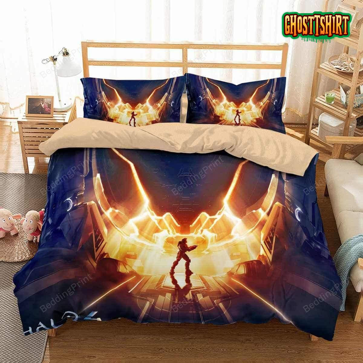 3D Halo 4 Duvet Cover Bedding Set