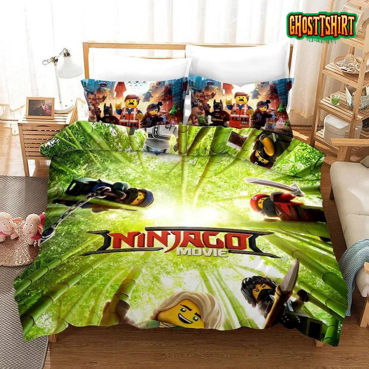 3D Lego Ninjago Masters Of Spinjitzu Bedding Set