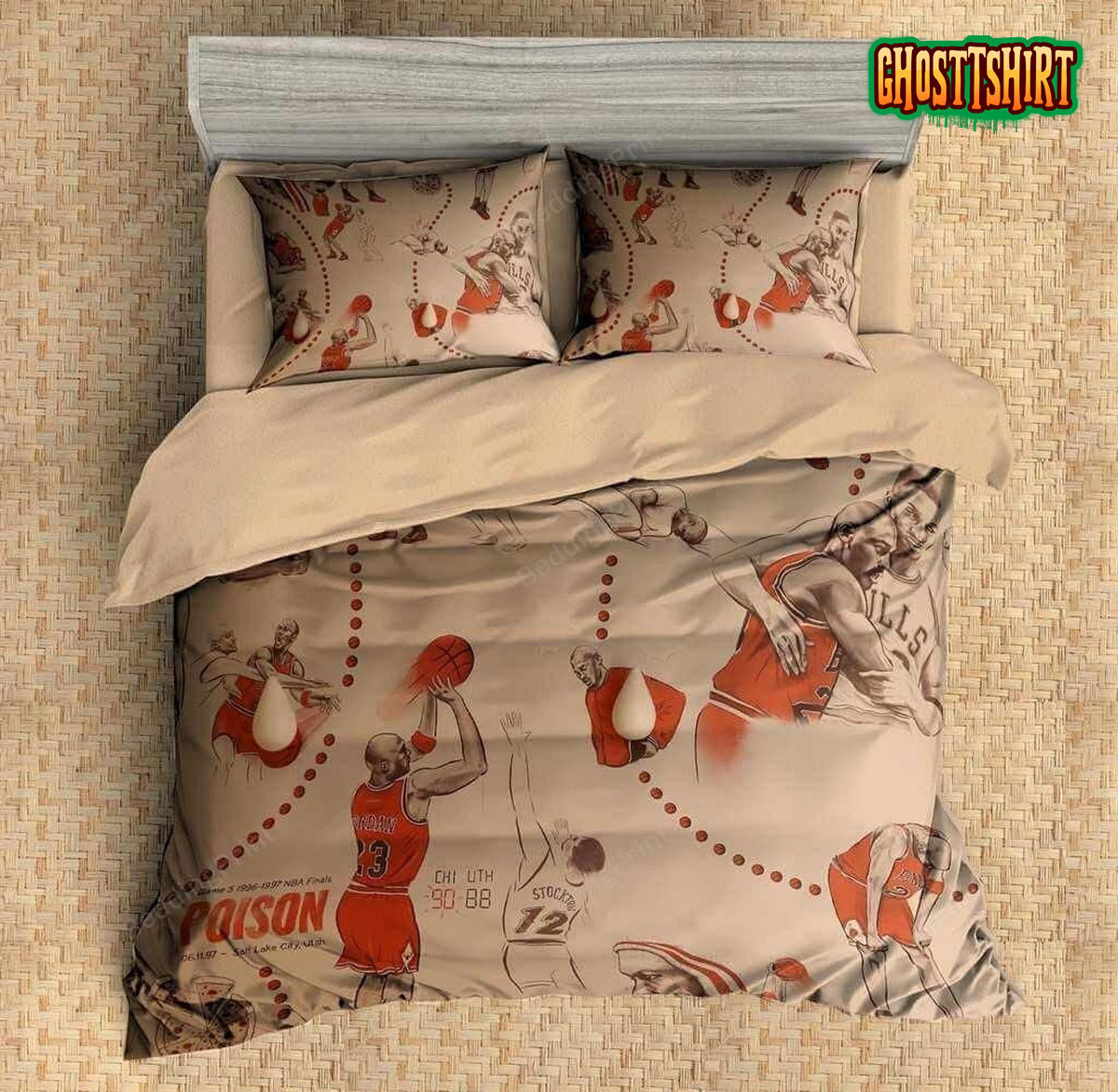3D Michael Jordan Duvet Cover Bedding Set