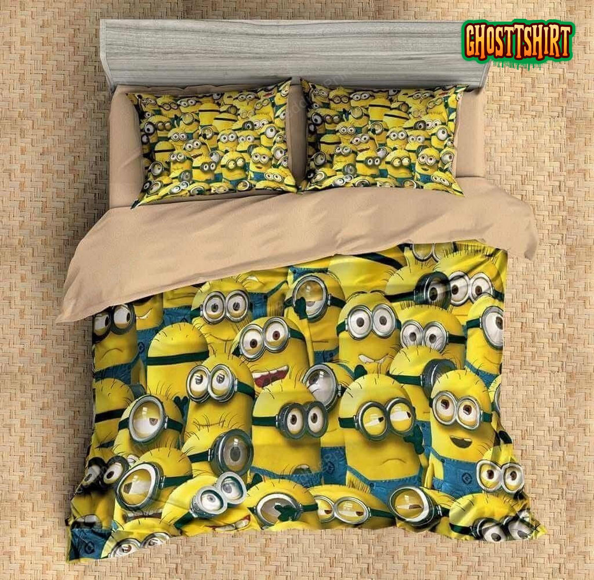 3D Minions Duvet Cover Bedding Set