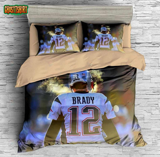 3D New England Patriots Tom Brady Bedding 02