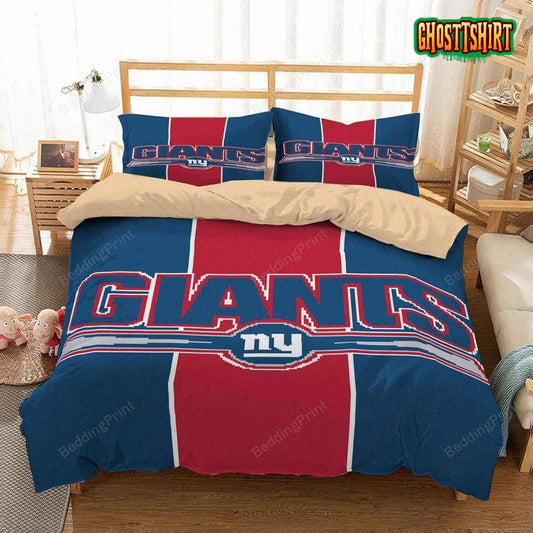 3D New York Giants Duvet Cover Bedding Set