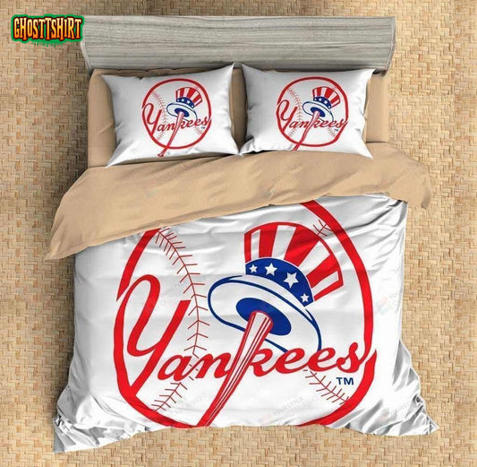3D New York Yankees Duvet Cover Bedding Set