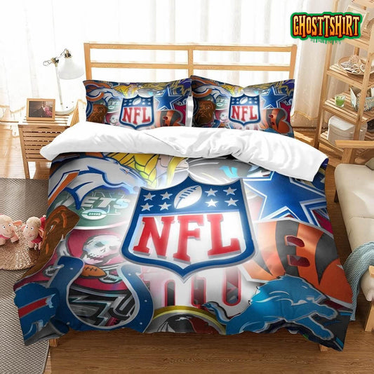 3D Nfl Duvet Cover Bedding Set