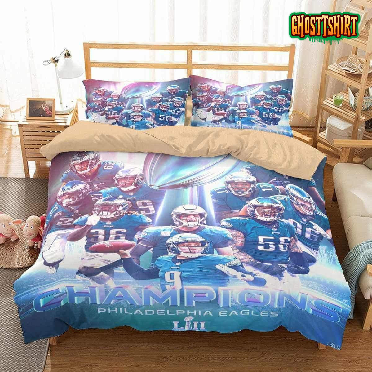 3D Philadelphia Eagles Duvet Cover Bedding Set