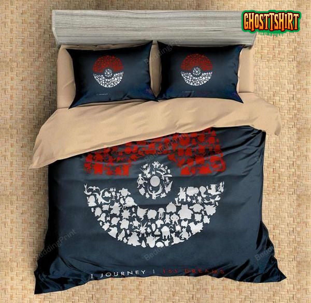 3D Pokemon Duvet Cover Set Bedding Set