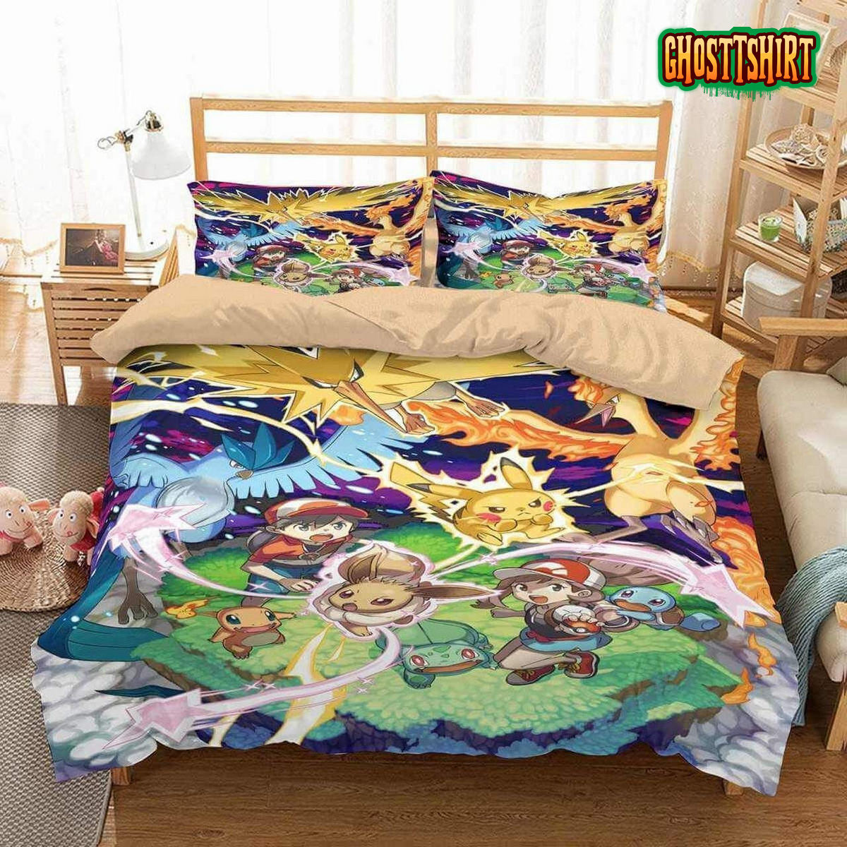 3D Pokemon Go Duvet Cover Bedding Set 1