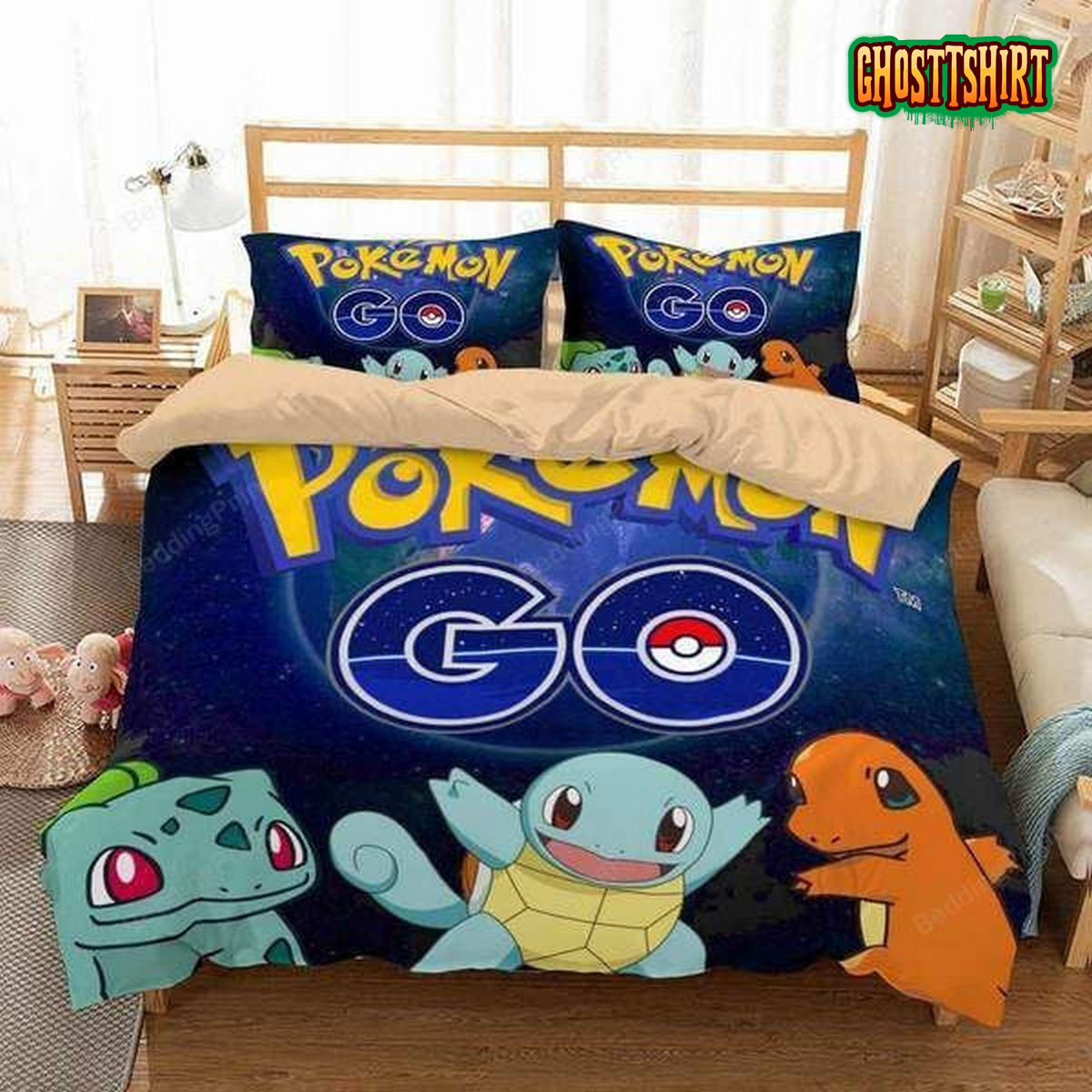 3D Pokemon Go Duvet Cover Bedding Set 8