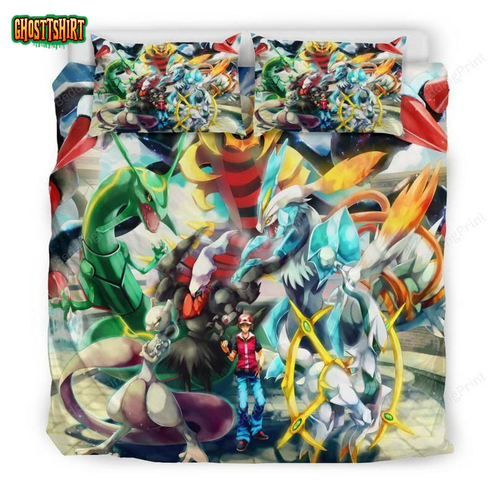 3D Pokemon Legends Duvet Cover Bedding Set