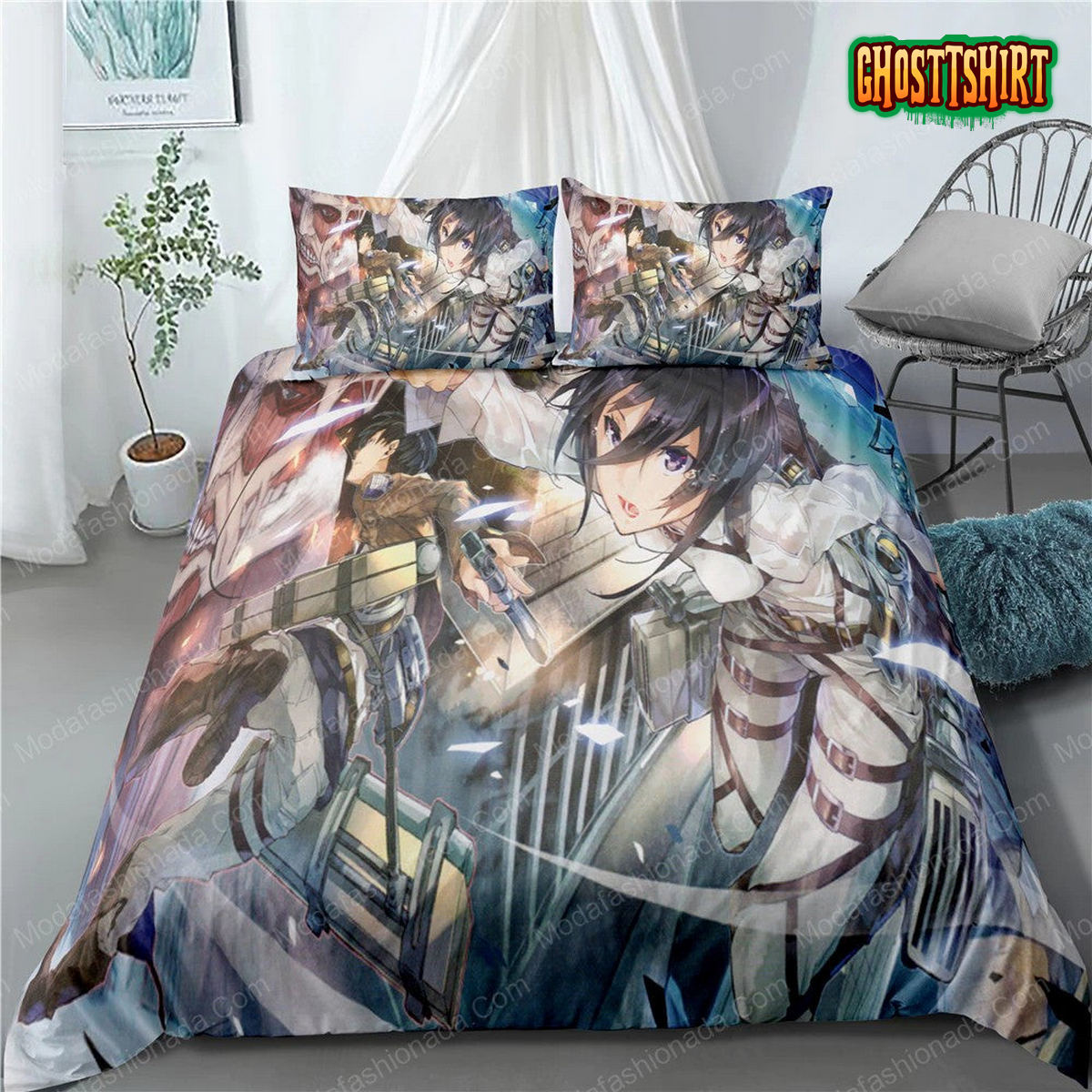 3D Print Cartoon Anime 90 Bedding Set
