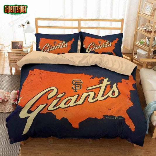 3D San Francisco Giants Duvet Cover Bedding Set