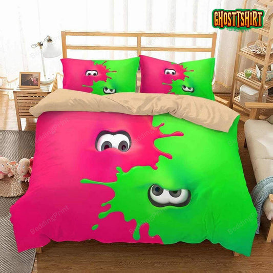3D Splatoon Duvet Cover Bedding Set