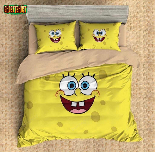3D Spongebob Squarepants Duvet Cover Bedding Set Ver 1
