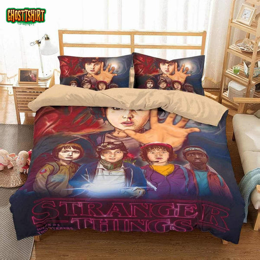 3D Stranger Things Duvet Cover Bedding Set Ver 1