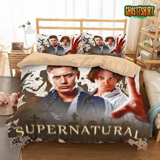 3D Supernatural Duvet Cover Bedding Set