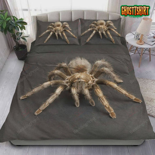 3D Tarantula Spider Gray Bed Sheets Duvet Cover Bedding Set