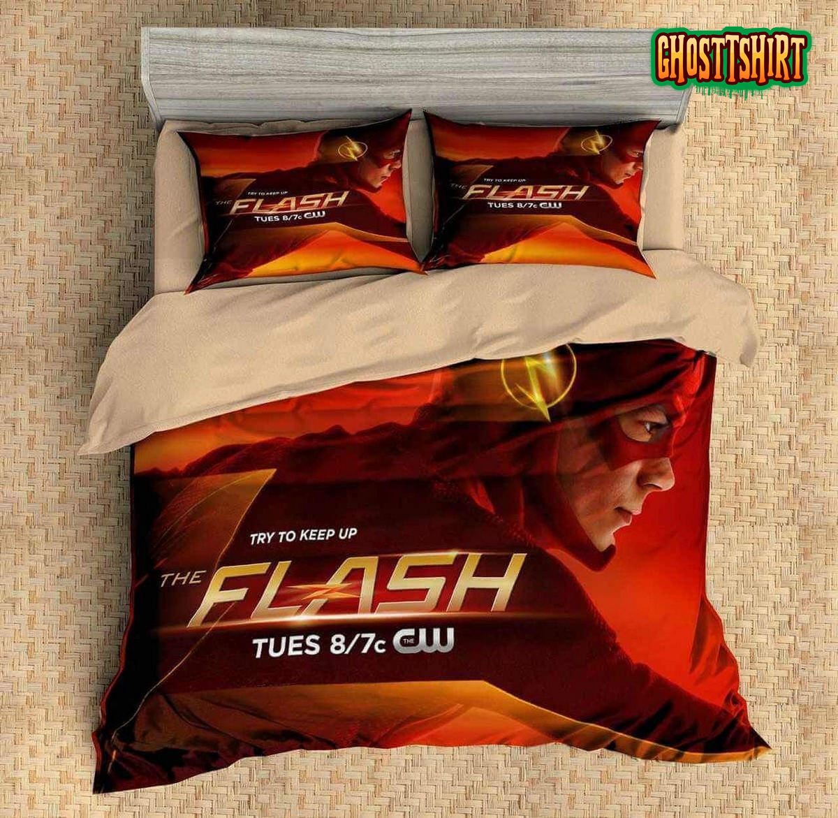 3D The Flash Barry Allen Bedding Set