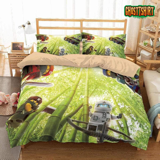 3D The Lego Ninjago Duvet Cover Bedding Set