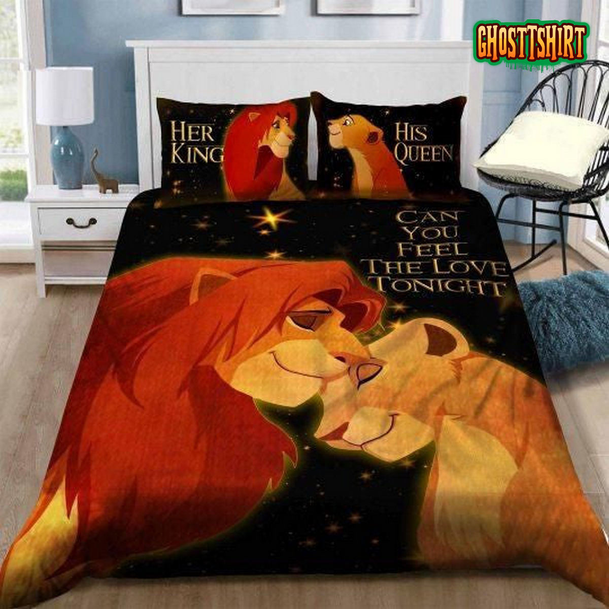 3D The Lion King Can You Feel The Love Tonight Bedding Set