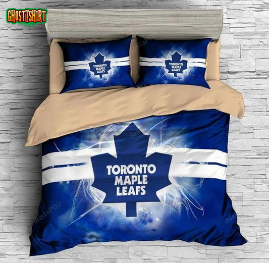 3D Toronto Maple Leafs Bedding Set