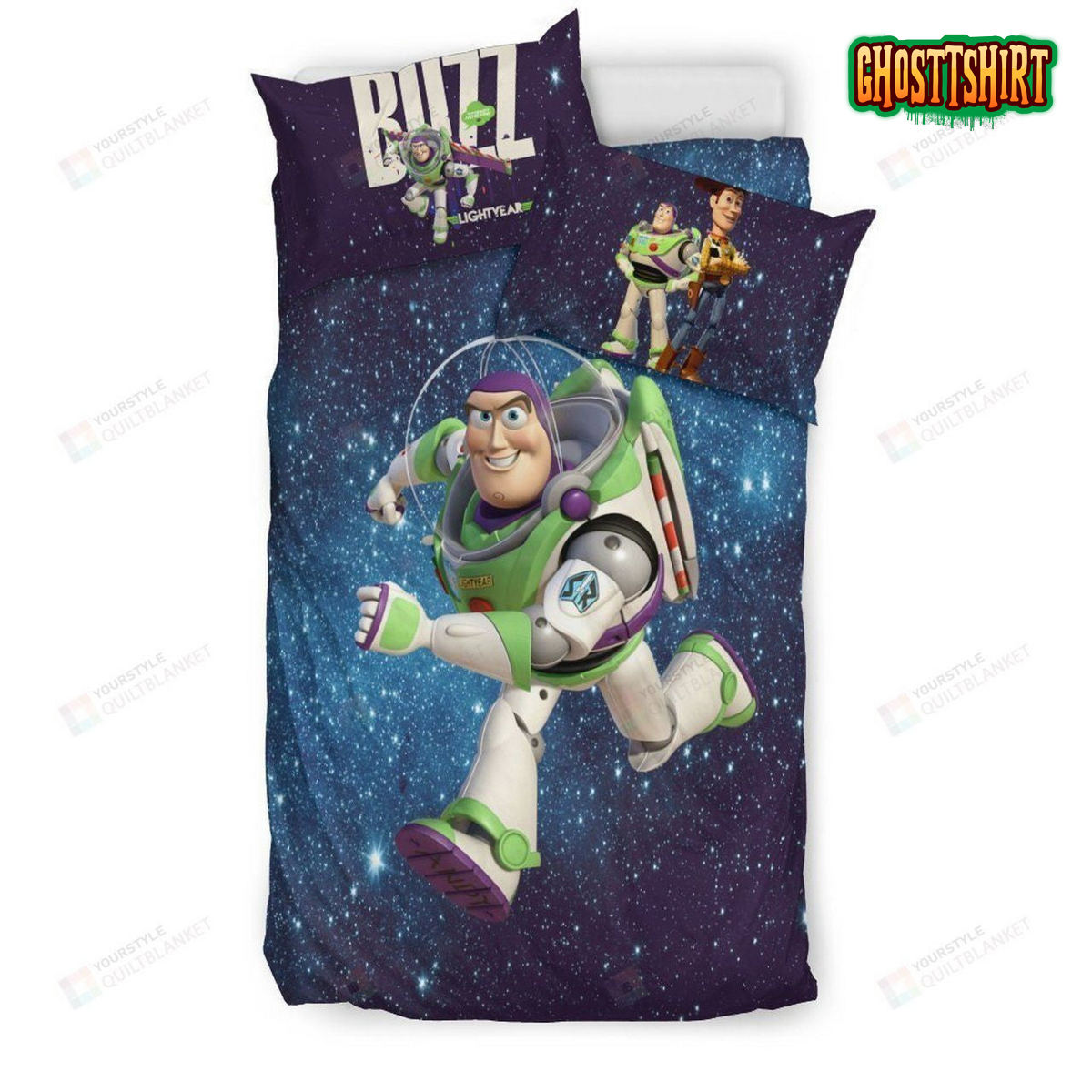 3D Toy Story Buzz Lightyear Bedding Set