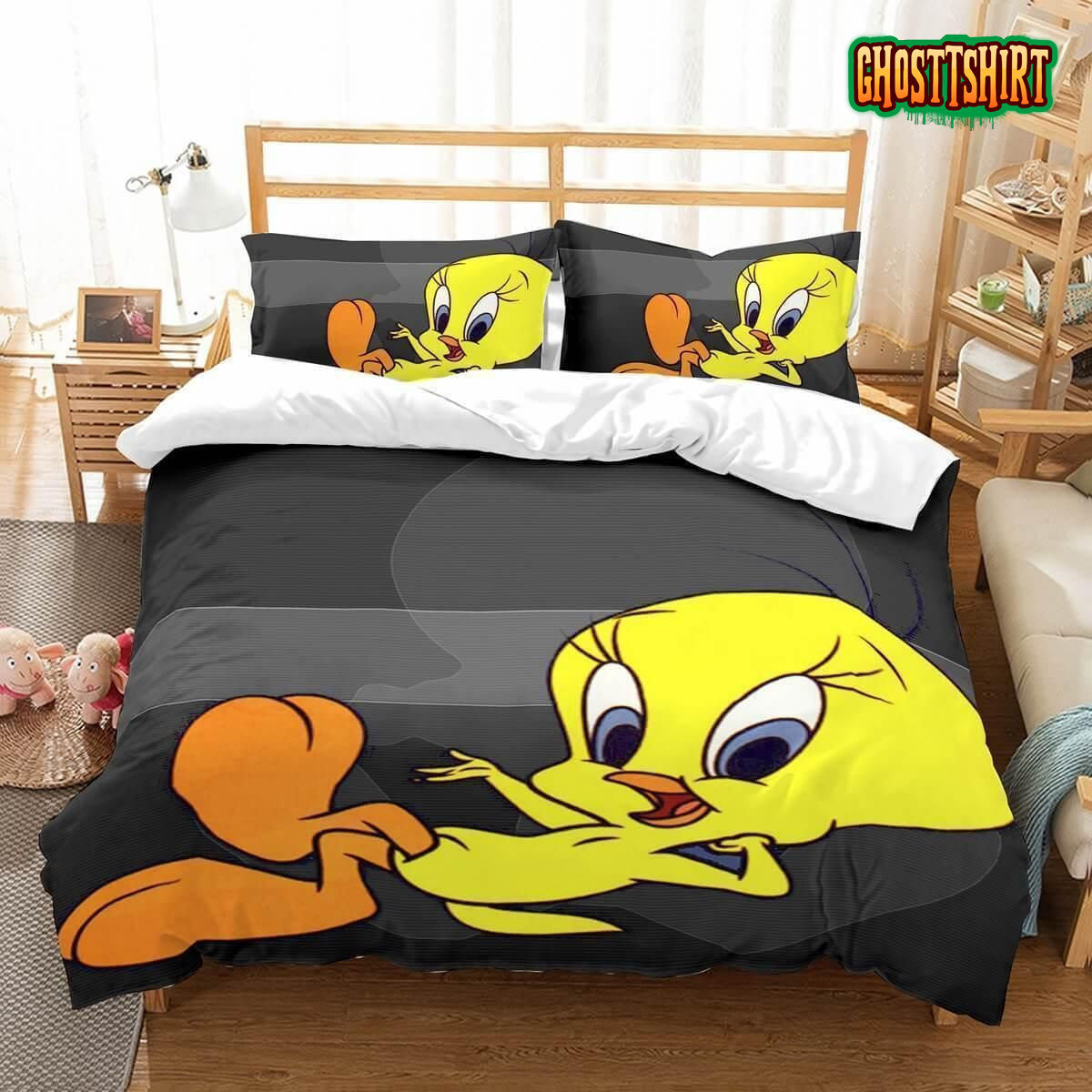 3D Tweety Bird Et Duvet Cover Bedding Set