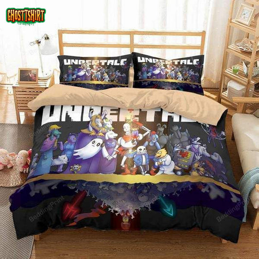 3D Undertale Video Game Duvet Cover Bedding Set