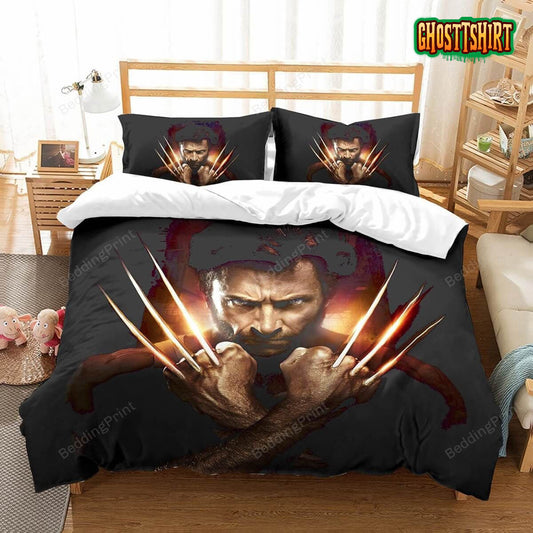 3D Wolverine Logan Duvet Cover Bedding Set