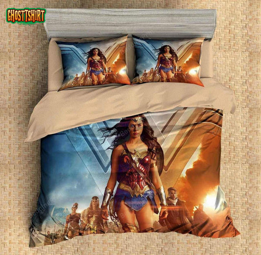 3D Wonder Woman Duvet Cover Bedding 6