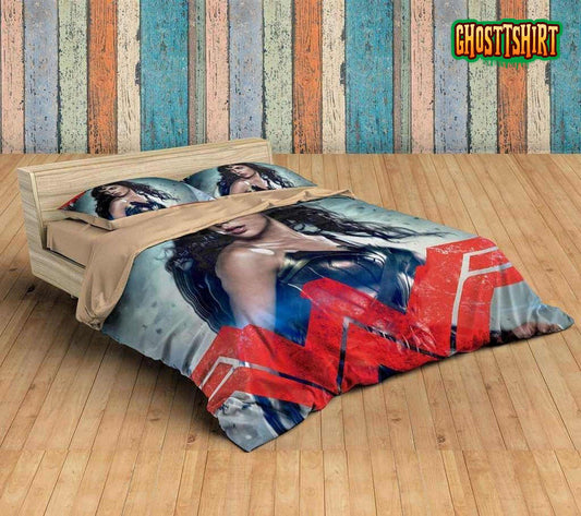 3D Wonder Woman Duvet Cover Bedding Set