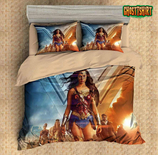 3D Wonder Woman Duvet Cover Bedding Sets
